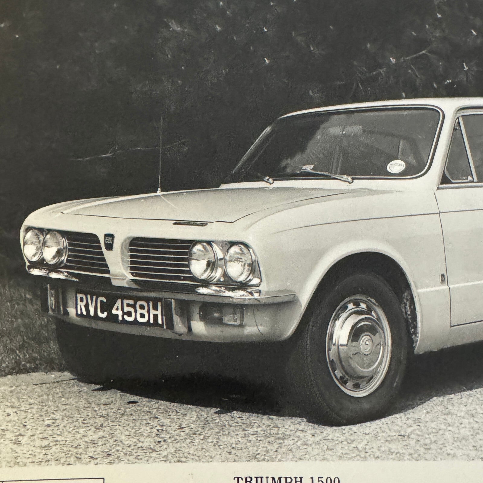 Triumph 1500 Car Factory Press Photo Photograph Print 1971