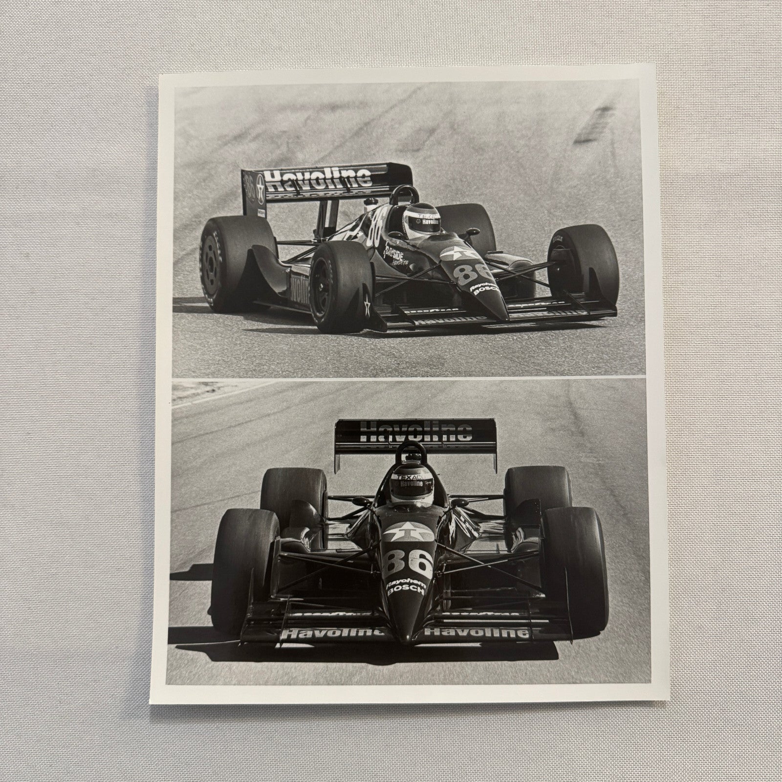 1990 Texaco Racing Team Indy CART Press Kit Brochure Photos Dominic Dobson