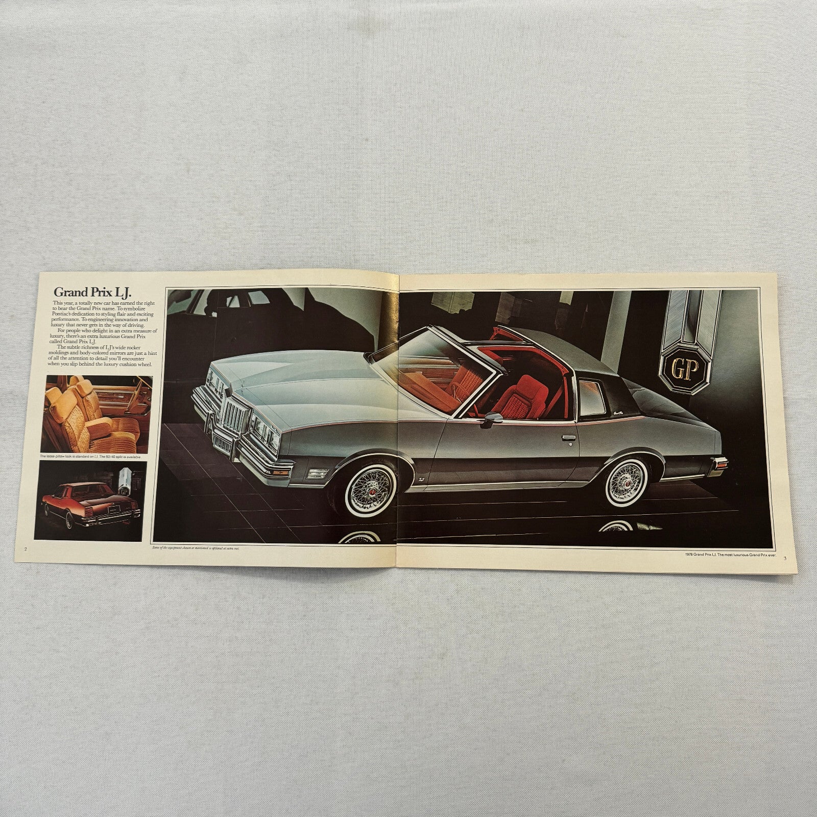 1978 Pontiac Grand Prix Car Sales Brochure Catalog Vintage Advertising Canadian