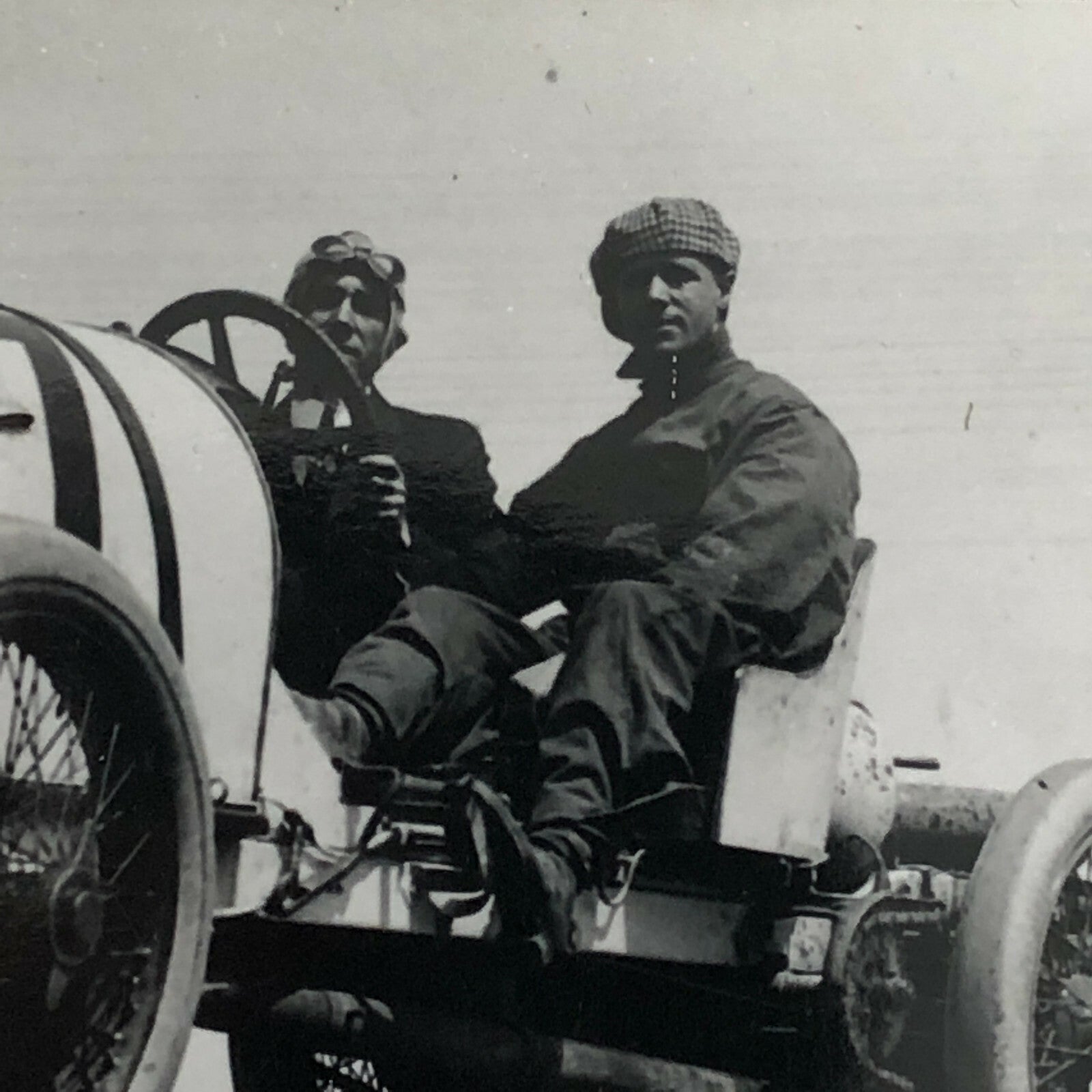 Vintage Bugatti Racing Car Photo Photograph - Modern Print 