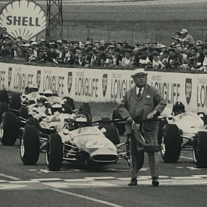 Vintage F2 Car Racing Photo Photograph Jack Brabham Jim Clark Grahm Hill + 