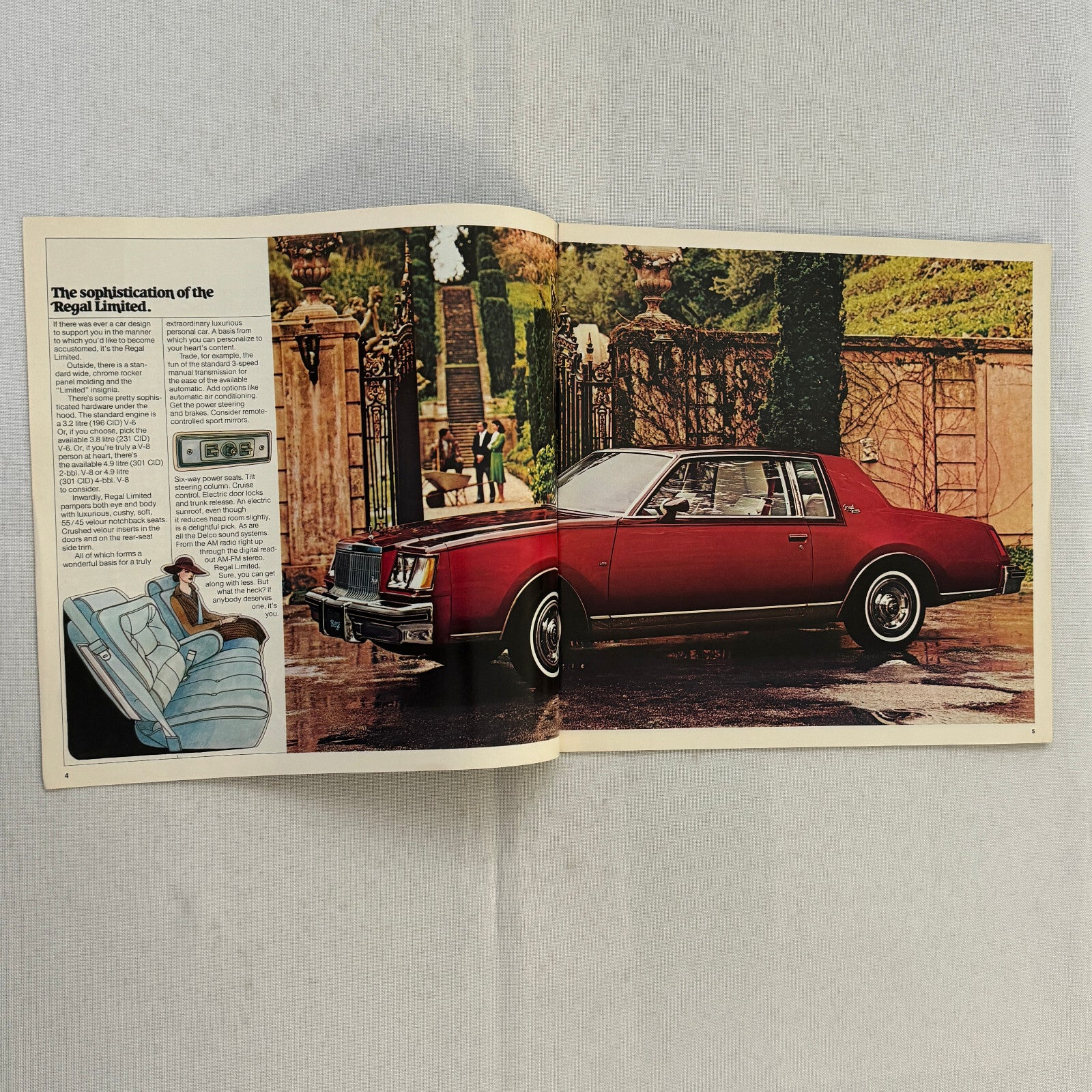1979 Buick Regal and Century Car Sales Brochure Catalog Advertising Coupe Wagon