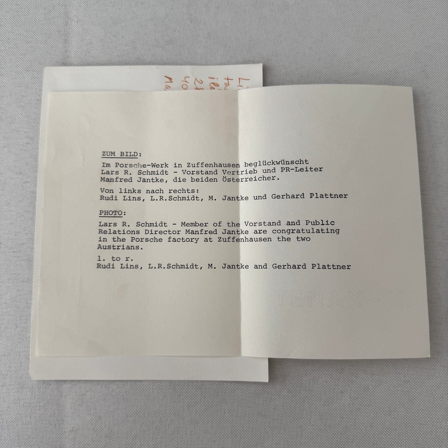 Porsche 924 Racing Car Photo Photograph Print 1976