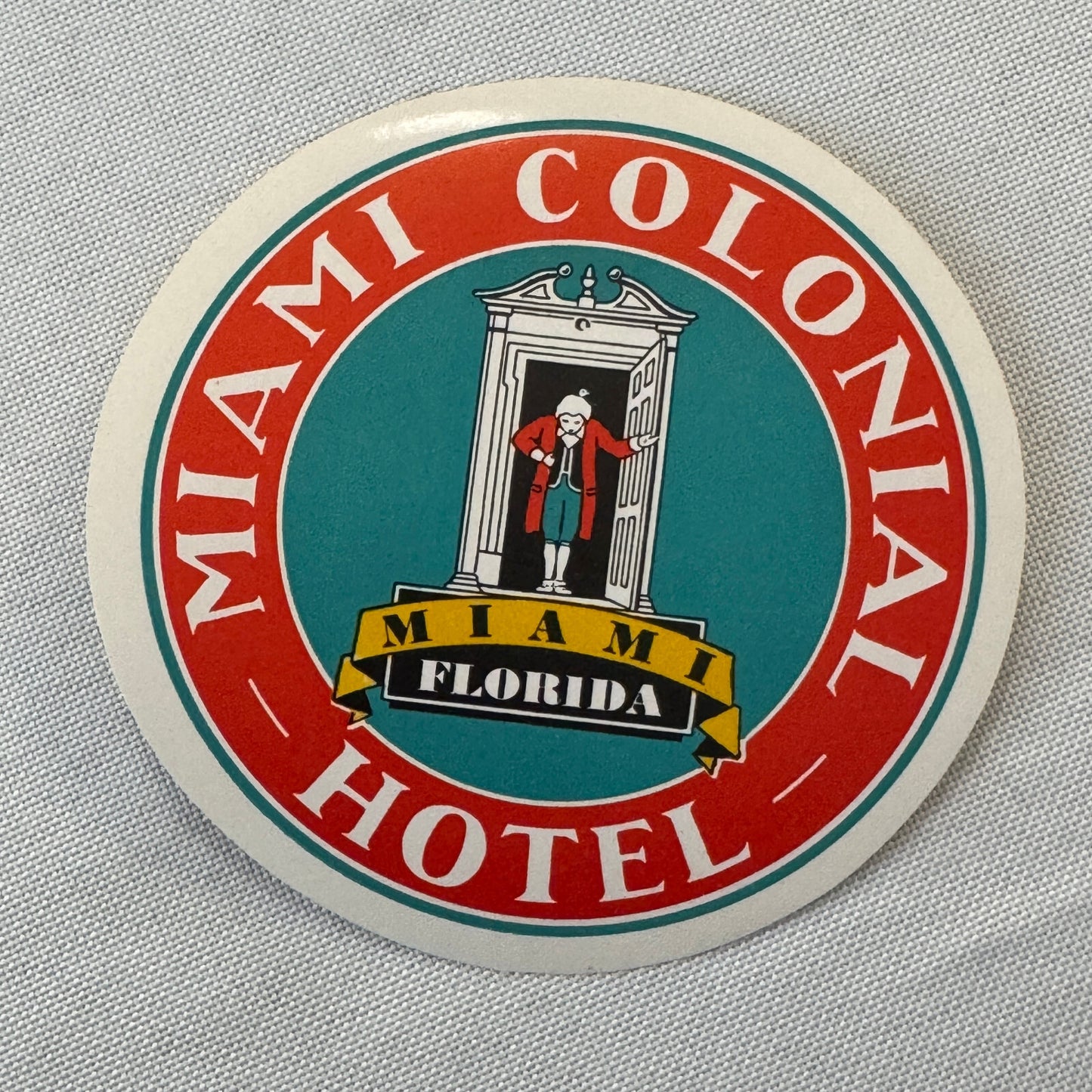Vintage Hotel Travel Luggage Label Suvretta House St Moritz Switzerland Swiss