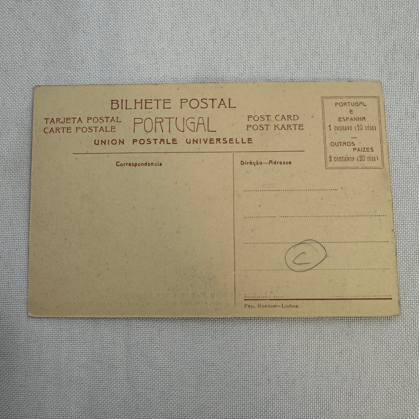 Vintage Postcard Post Card Portugal Portuguese Early Carriage Coach Museum
