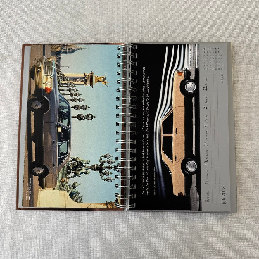 2012 Mercedes Benz S Class History Promotional Calendar GERMAN Text