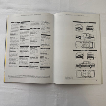 1988 Saab 900i 900 Turbo Car Sales Brochure Catalog Vintage FRENCH European
