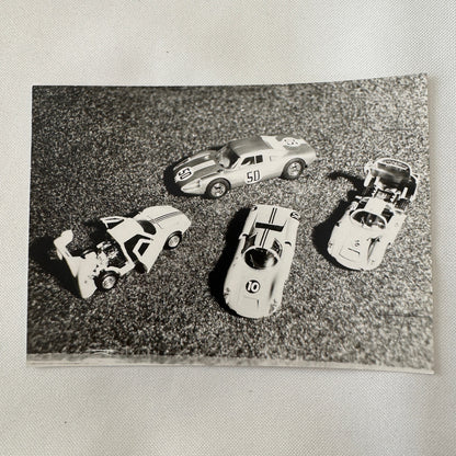 Vintage Porsche Toy Car Photo Photograph Print Lot 3x