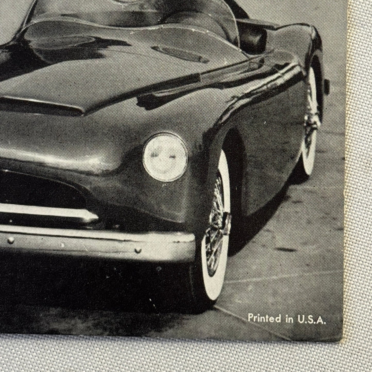 Vintage Woodill Wildfire Sports Car Automobile Arcade Card