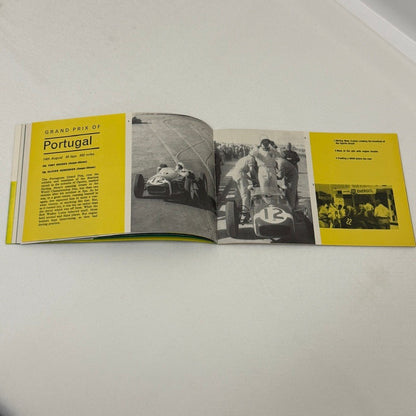 1960 BP Racing Brochure Grand Prix Formula 2 Stirling Moss Mike Hailwood Bike +