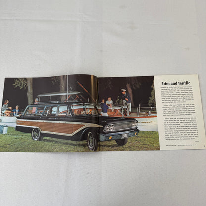 1963 Ford Fairlane Car Sales Brochure Catalog Canadian Fairlane 500 Wagon +