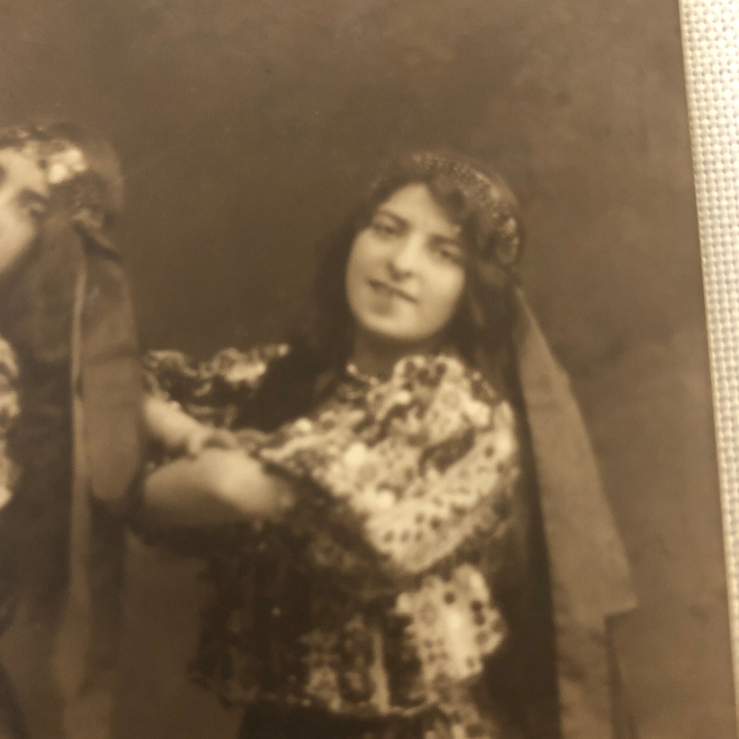 Circus Performer Women Dancers Acrobats Real Photo Postcard RPPC Hermanas Santos