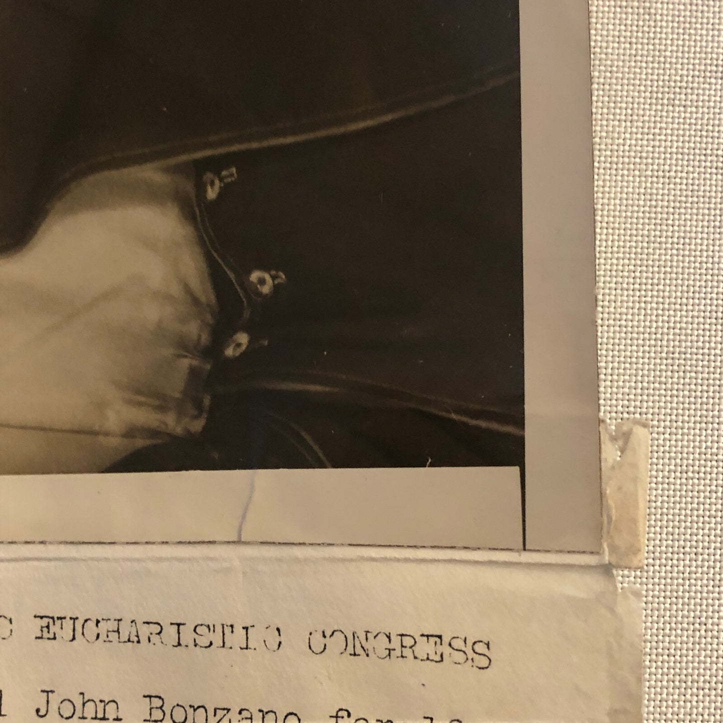Press Photo Photograph Cardinal John Bonzano Pope Euchristic Congress 1926