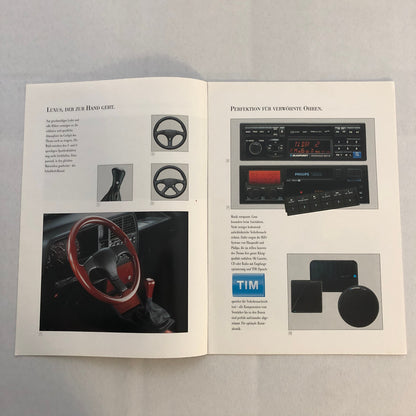 Lancia Thema Factory Accessories Car Sales Brochure Catalog German Text