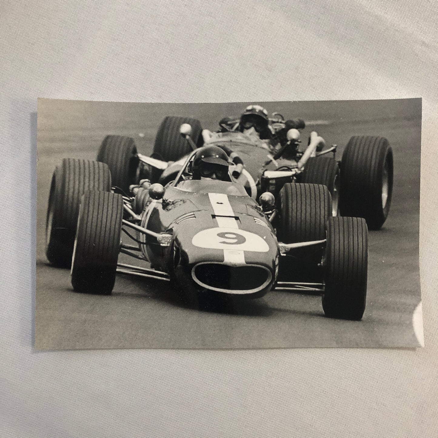 Racing Photo Photograph Dan Gurney Eagle and Jo Siffert Cooper Maserati 1967