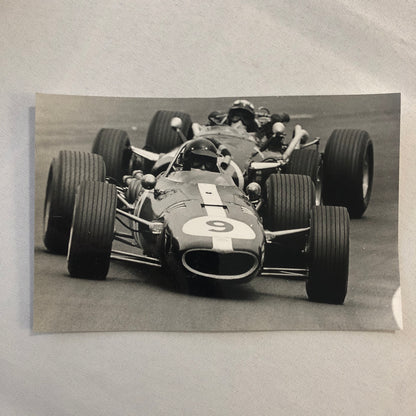 Racing Photo Photograph Dan Gurney Eagle and Jo Siffert Cooper Maserati 1967