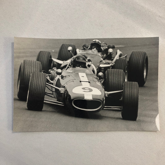 Racing Photo Photograph Dan Gurney Eagle and Jo Siffert Cooper Maserati 1967