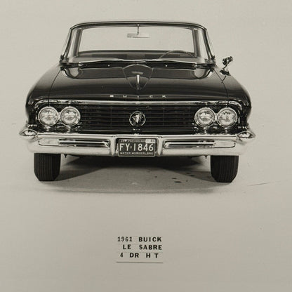 1961 Buick LeSabre 4-Door Hardtop Car Photo Photograph Print Vintage