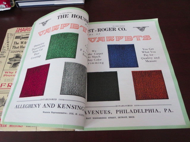 1921 Vehicle Monthly Magazine Klaxon Custom Car & Truck Bodies Paint Upholstery