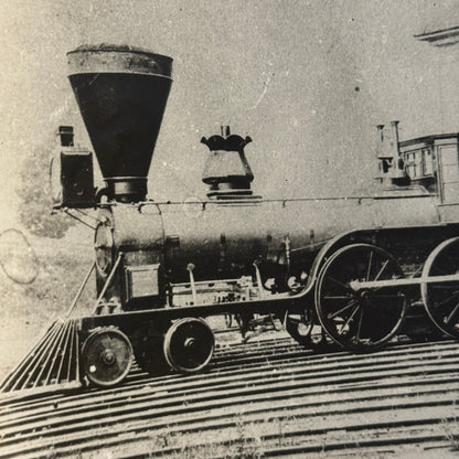 Central Vermont Railway Locomotive Train The Deer Vintage Photo Photograph