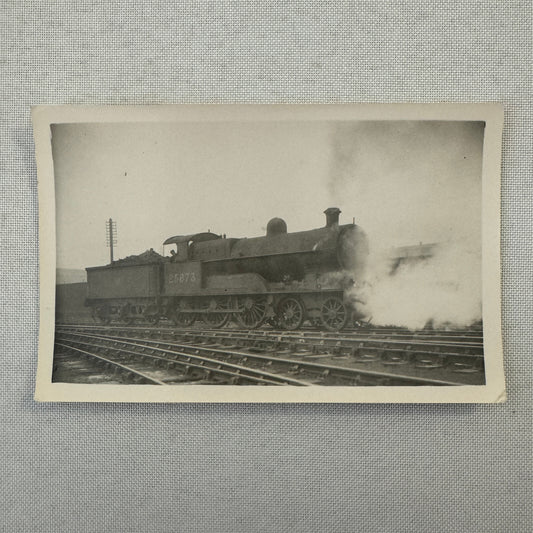 Vintage Train Locomotive Photo Photograph