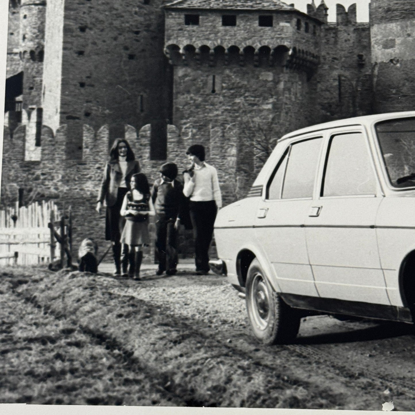Fiat 132 GLS Car Factory Press Photo Photograph Print Vintage 1976