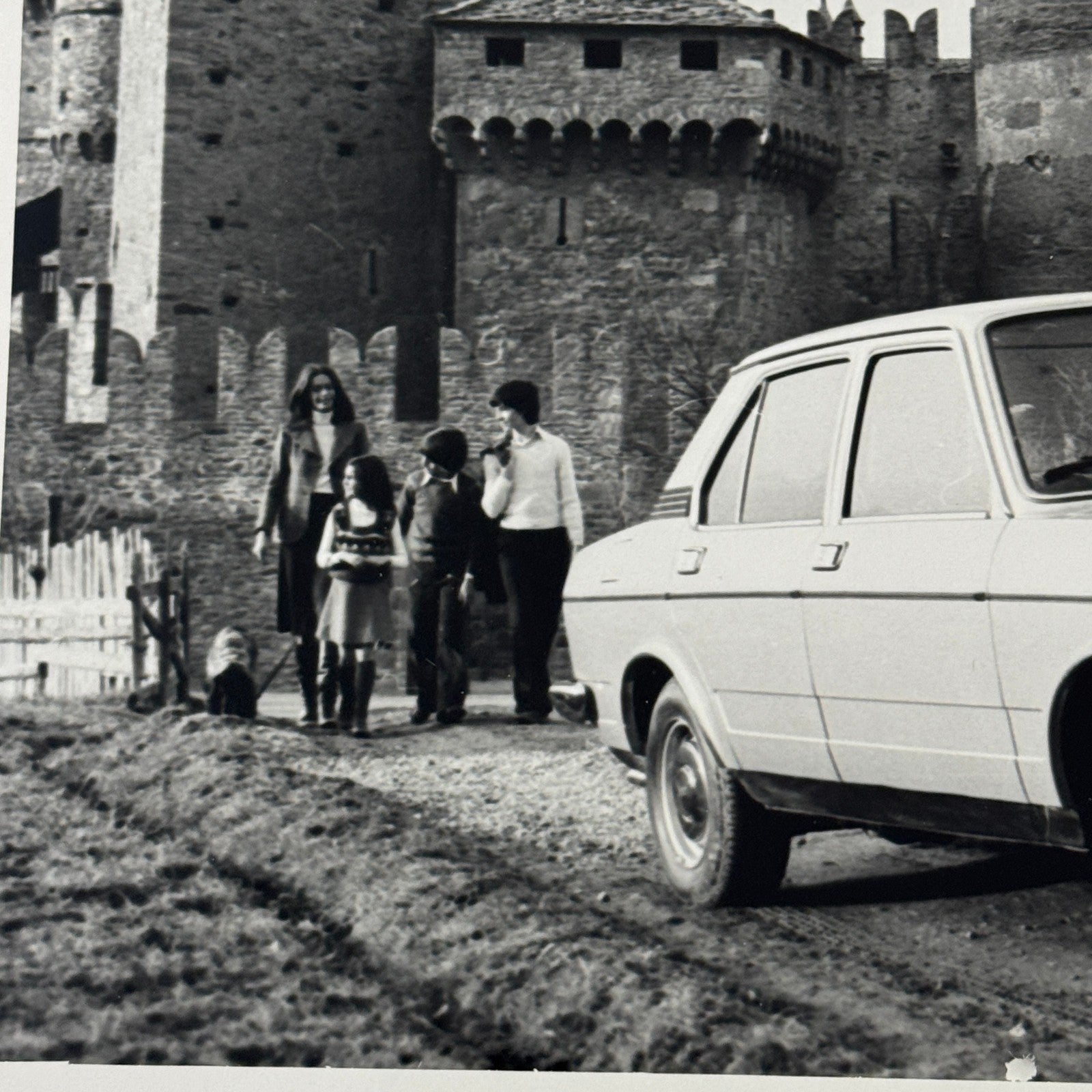 Fiat 132 GLS Car Factory Press Photo Photograph Print Vintage 1976