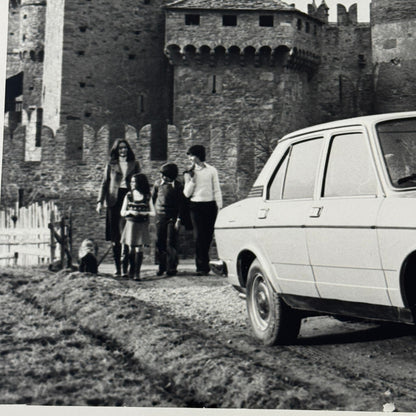 Fiat 132 GLS Car Factory Press Photo Photograph Print Vintage 1976