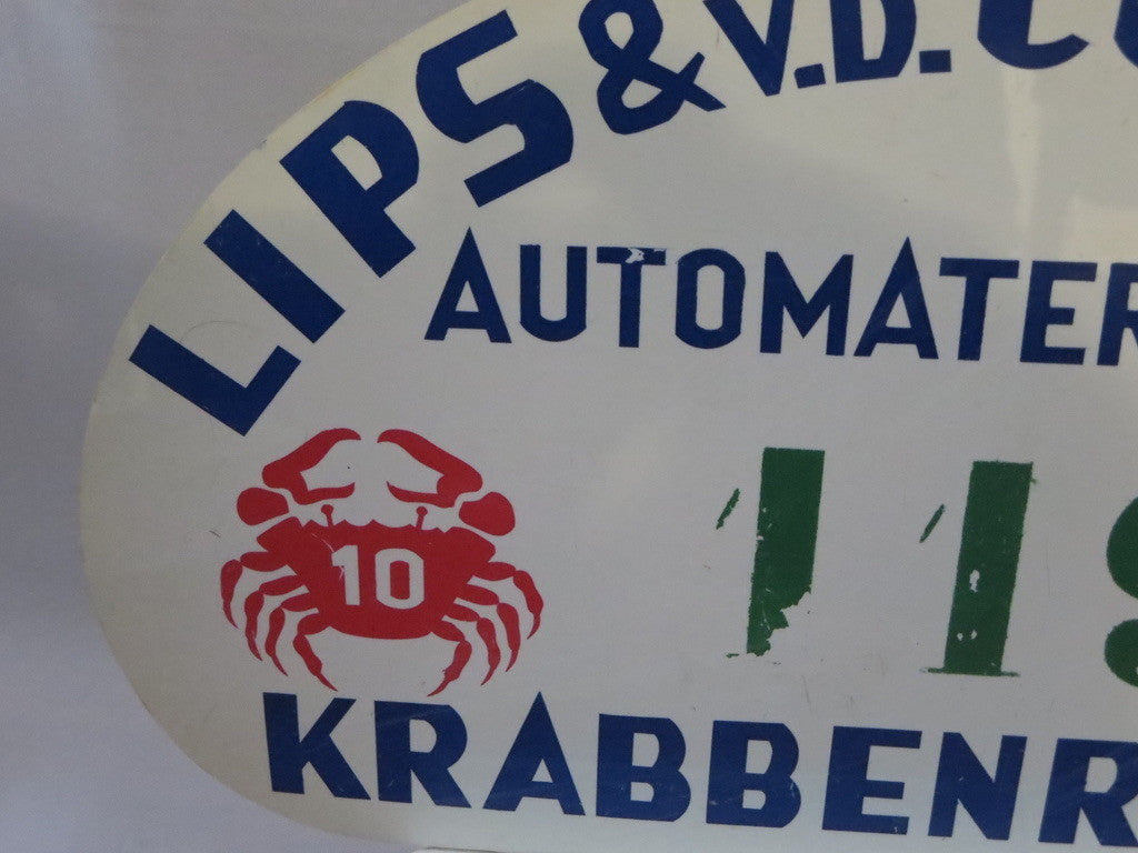 Vintage 1969 Krabbenrit Car Club Rally Plate Plaque Sign Rallye Crab #119