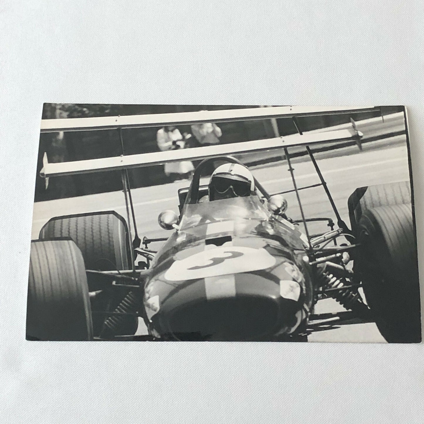 Vintage Racing Photo Photograph Jack Brabham Bernard CAHIER 1969