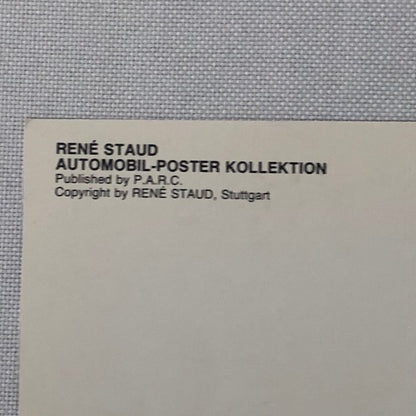 Ferrari 328 GTB Rene Staud Postcard Post Card Ferrari 328GTB