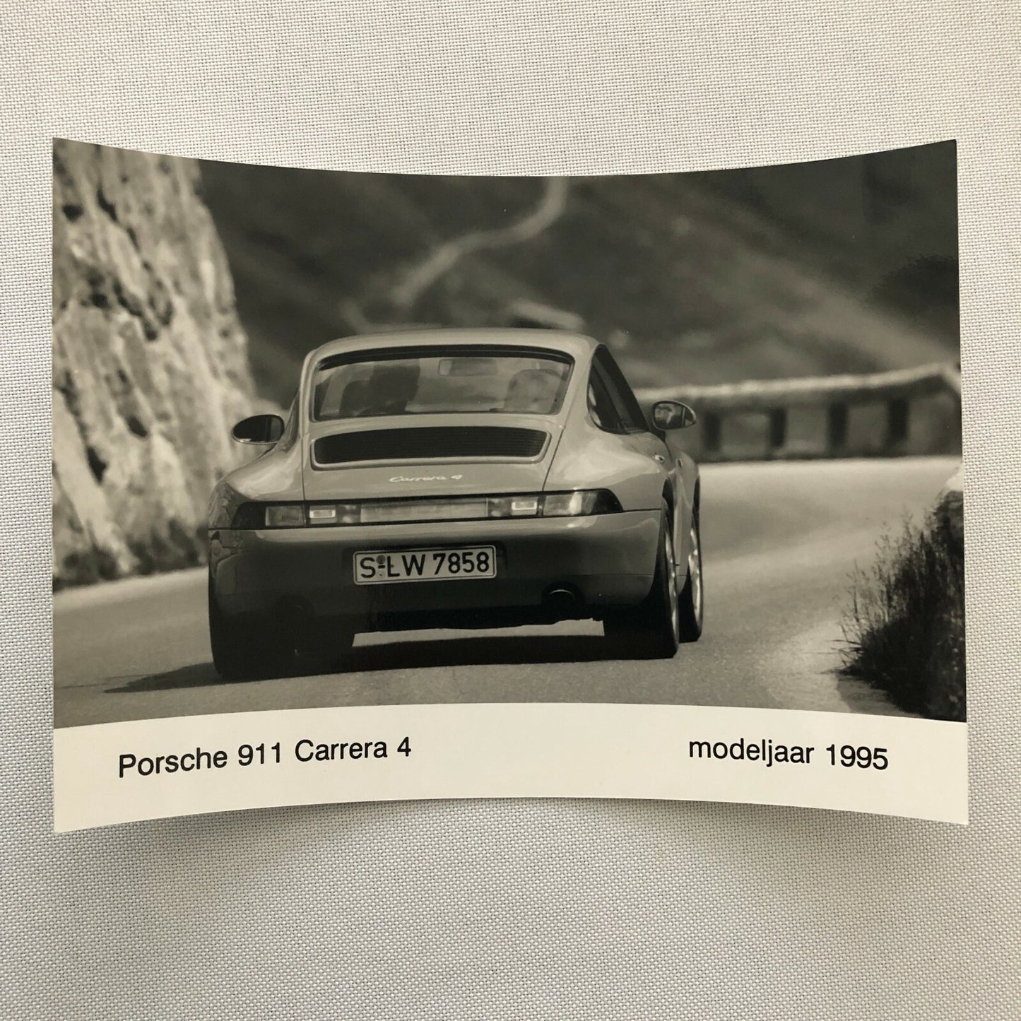 1995 Porsche 911 Carrera 4 Factory Press Photo Photograph Print 