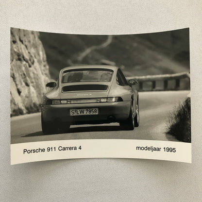 1995 Porsche 911 Carrera 4 Factory Press Photo Photograph Print 