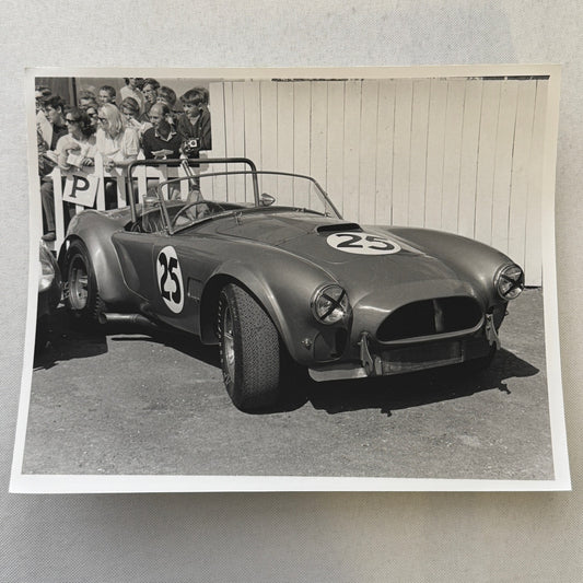 Shelby Cobra Racing Photo Roy Salvadori 1964 TT Race Photograph Modern Print