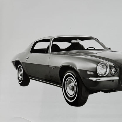 Chevrolet Camaro Vintage Photo Photograph Print Chevy 1972 1973