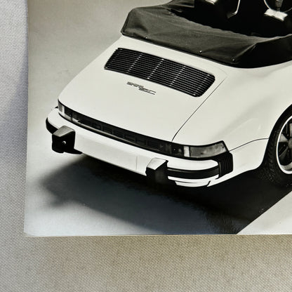Vintage Porsche 911 SC Cabriolet Convertible Factory Werkfoto Press Photo