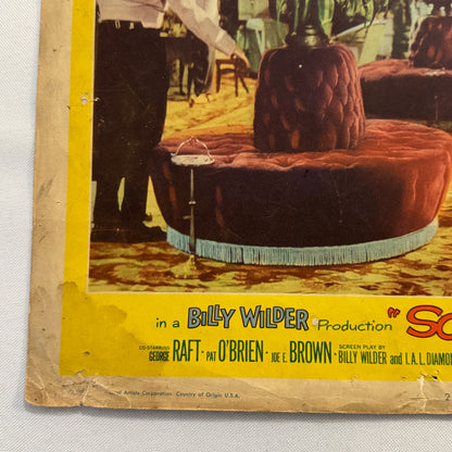 Some Like it Hot Movie Poster Lobby Card Marilyn Monroe Tony Curtis Jack Lemmon