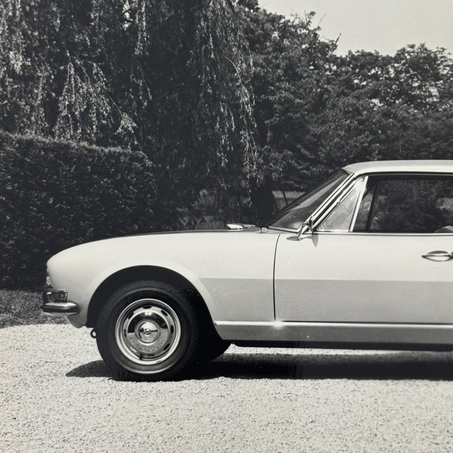 1974 Peugeot 504 Coupe Factory Press Photo Photograph Vintage