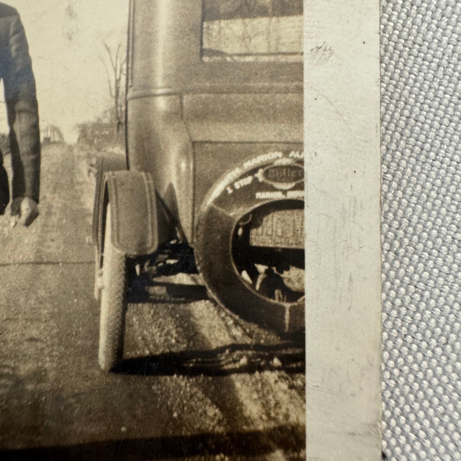 Vintage Car Automobile Photo Photograph Print Snapshot Man