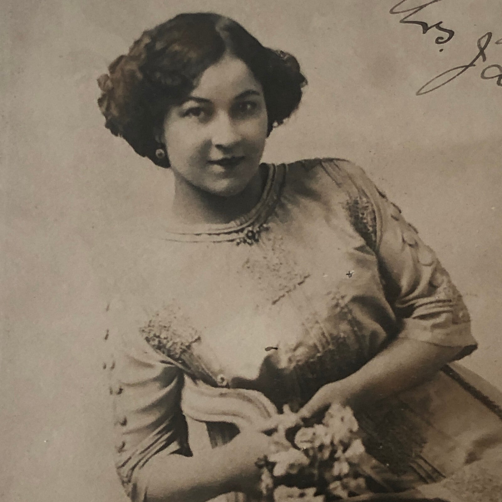 Circus Performer Dancer Acrobat Photo Photograph Print Vintage Signed