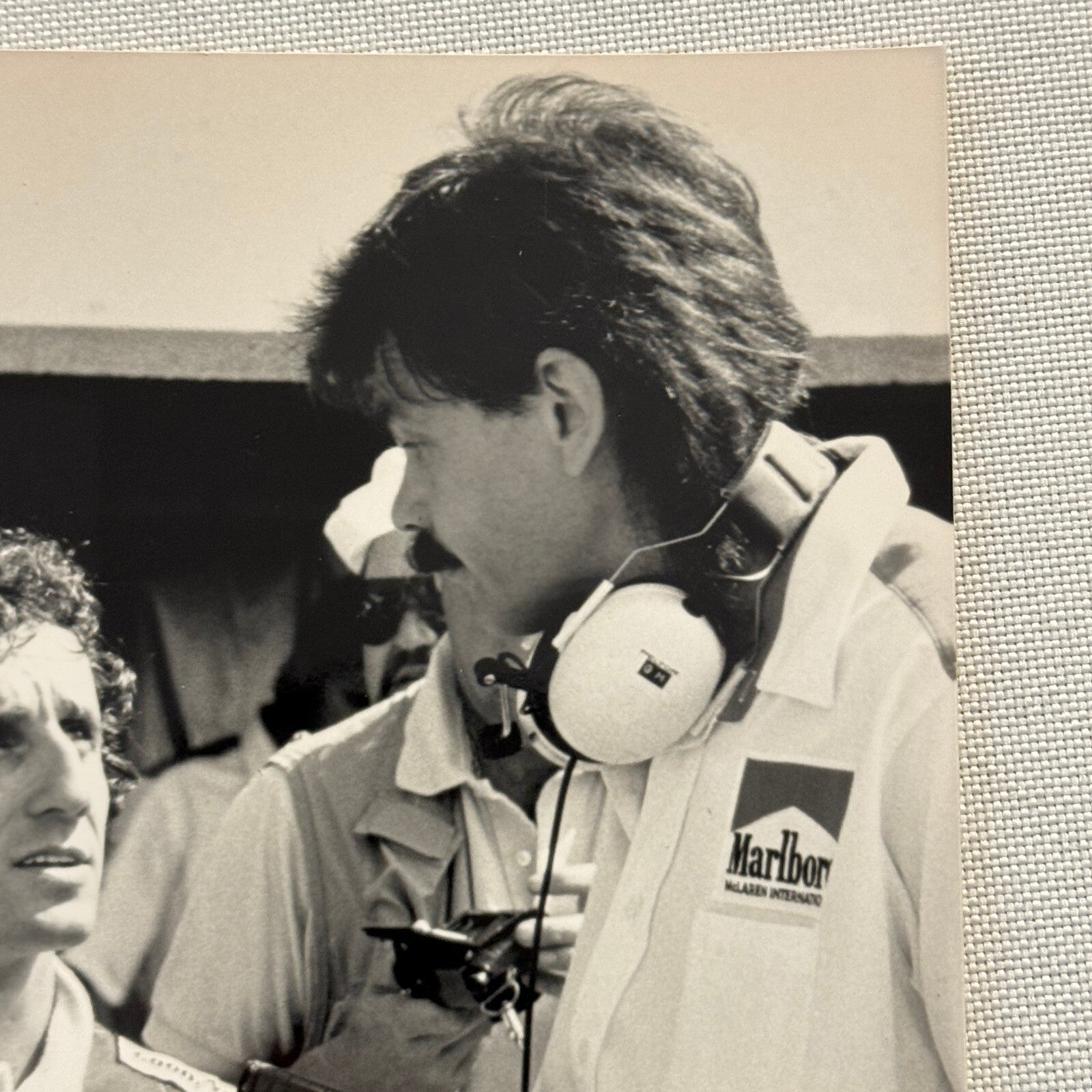 Alain Prost Gordon Murray Marlboro McLaren Racing Team Driver 1987 Photo