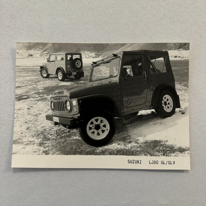 Suzuki LJ80 GL and LJ80 GLV Factory Press Photo Photograph