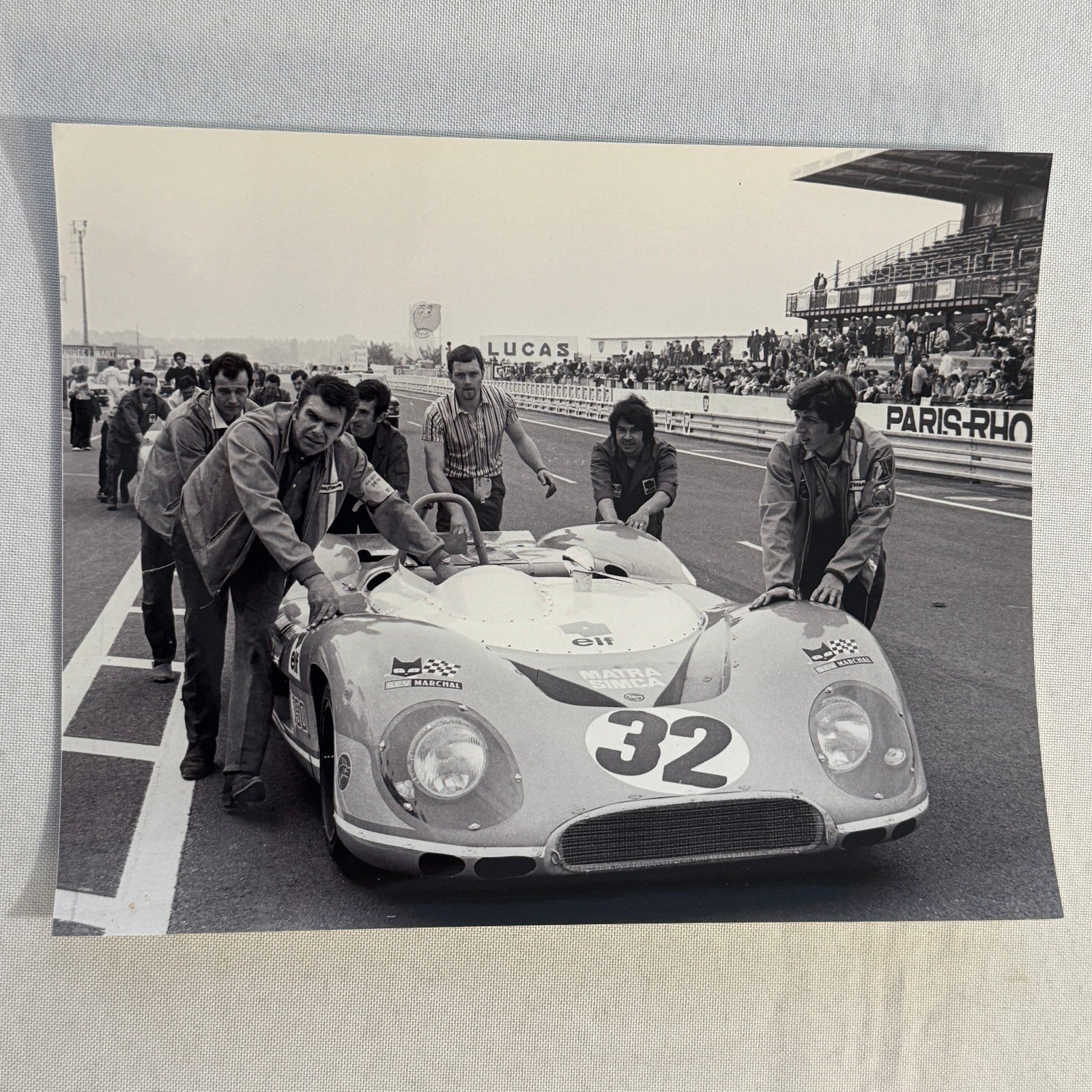 Matra Simca Racing Car Photograph Print Motorsport Race