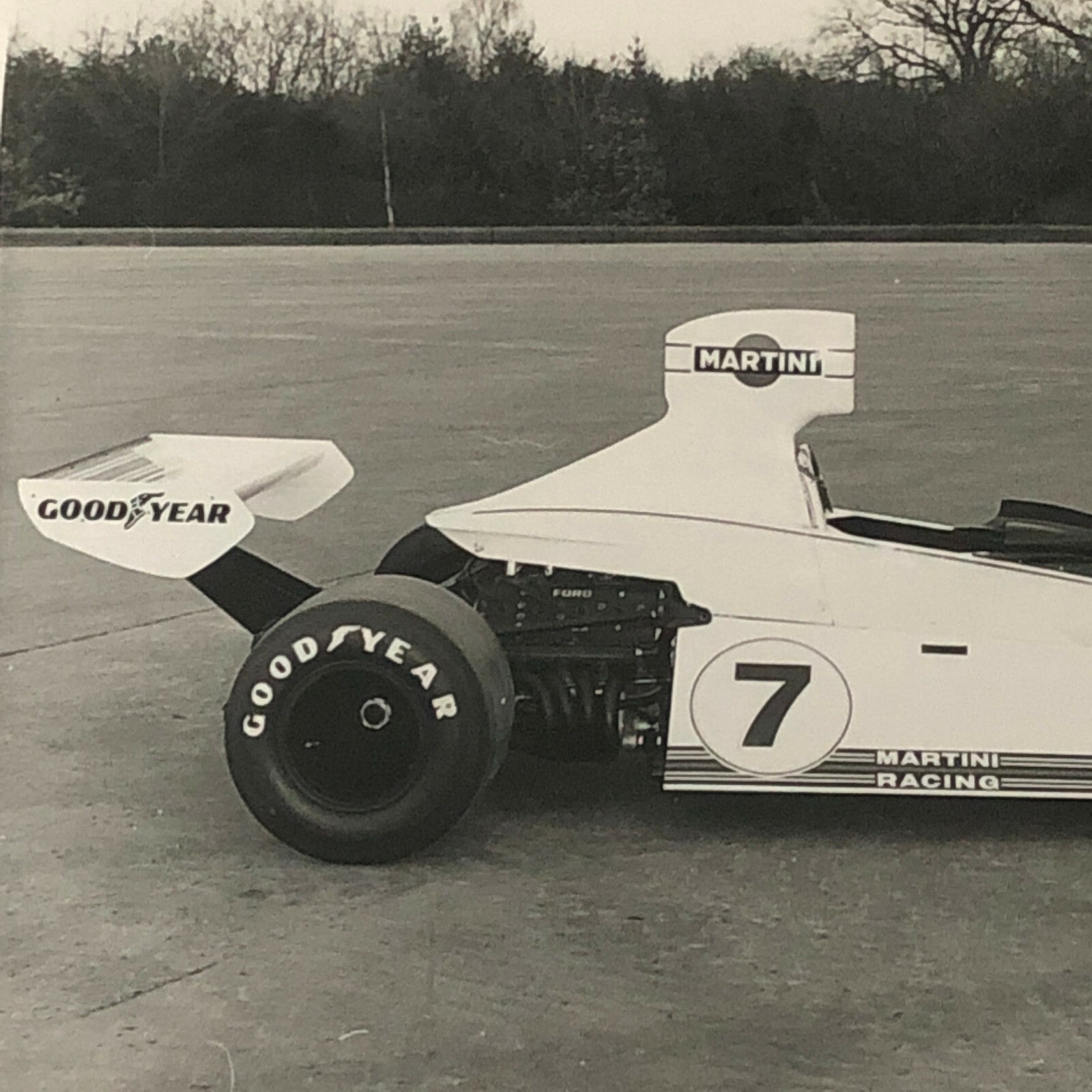 Vintage Brabham Martini Racing Car Photo Photograph 