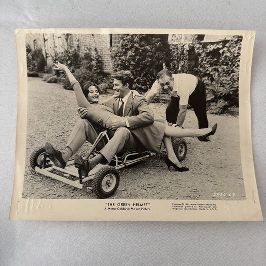 Vintage Movie Still Press Photo Photograph The Green Helmet 1961 MGM