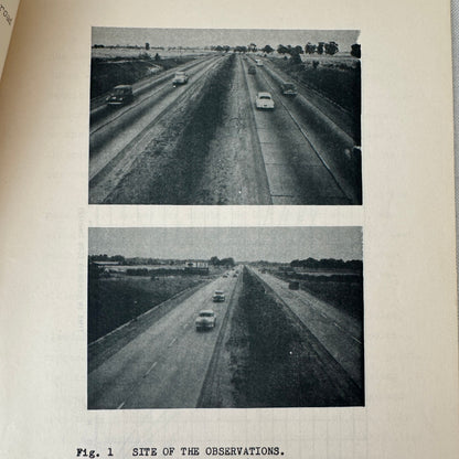 1954 California Traffic Study Civil Engineering Road Construction Documents