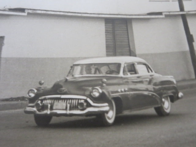Stunning Vintage 1950s Original Photograph Cuban Street Buick Dump Truck Cuba