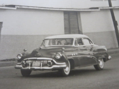 Stunning Vintage 1950s Original Photograph Cuban Street Buick Dump Truck Cuba