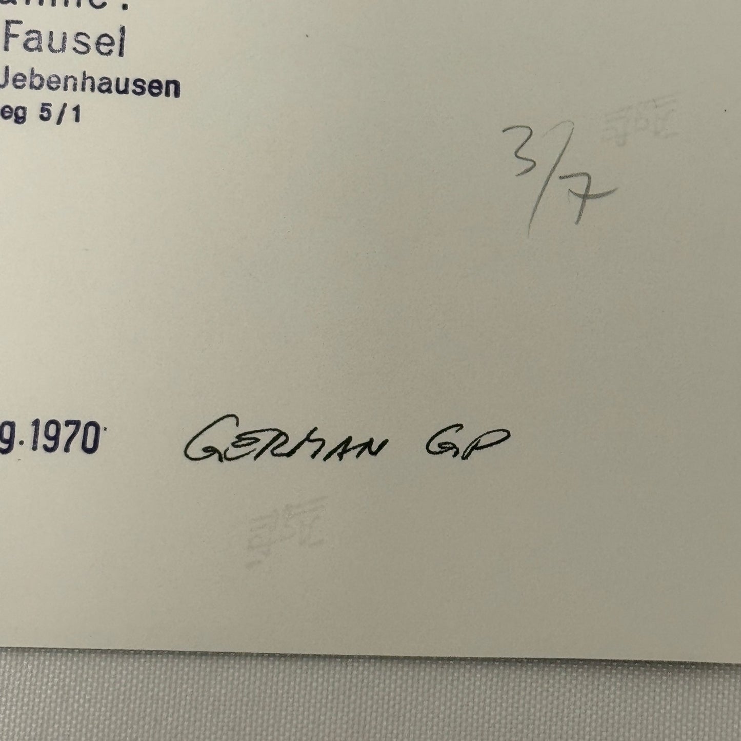 Vintage Racing Photo 1970 German Grand Prix Denny Hulme Motorsport Photograph