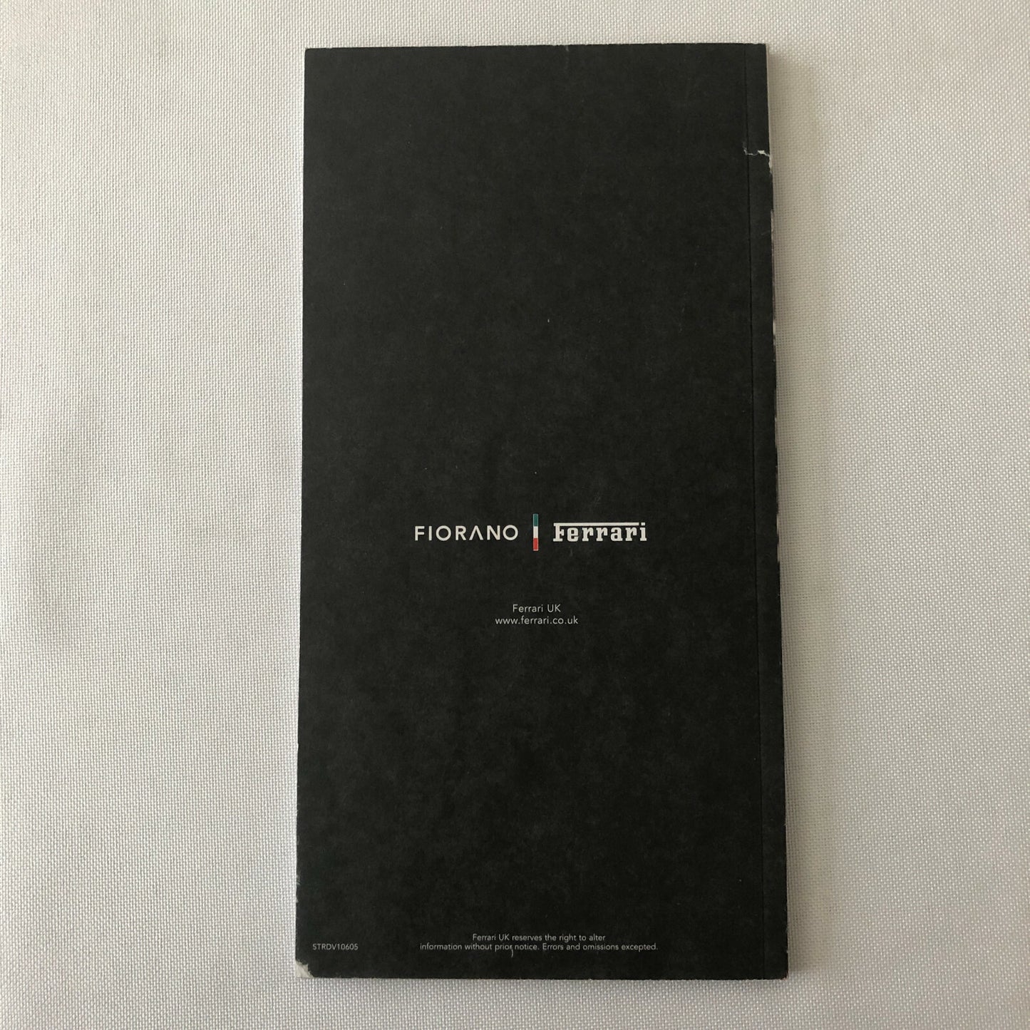 Ferrari Fiorano Performance Driving Racing Program Sales Brochure Catalog UK 